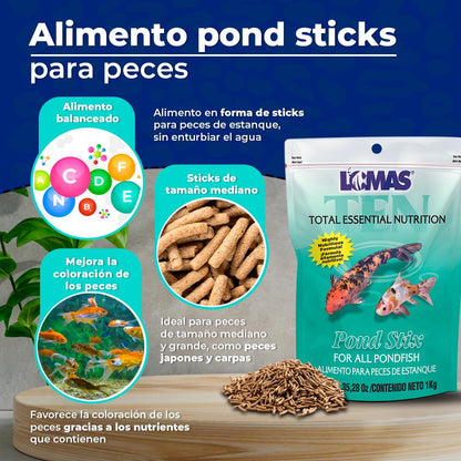Lomas ALIMENTO Pond STIX 1 KG
