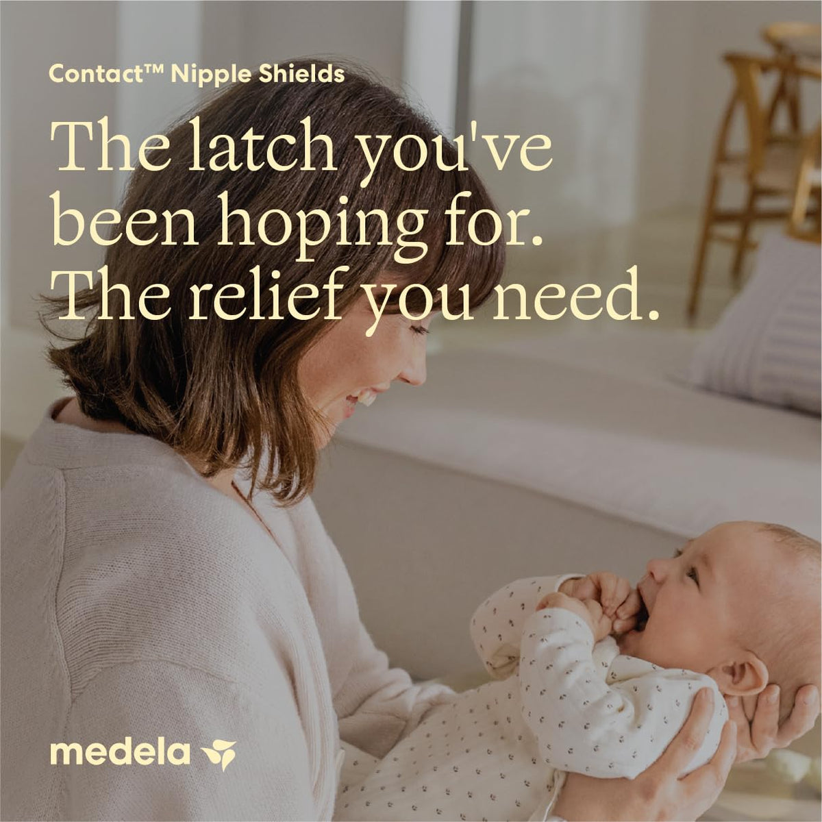 Medela Contact Nipple Shields 20 mm ("M") con Estuche Portátil, Pezoneras de Silicona Ultrafina y Suave, Sin BPA, Ideal para Pezones Agrietados o Planos, Incluye 2 Unidades, Disponibles en Más Tallas