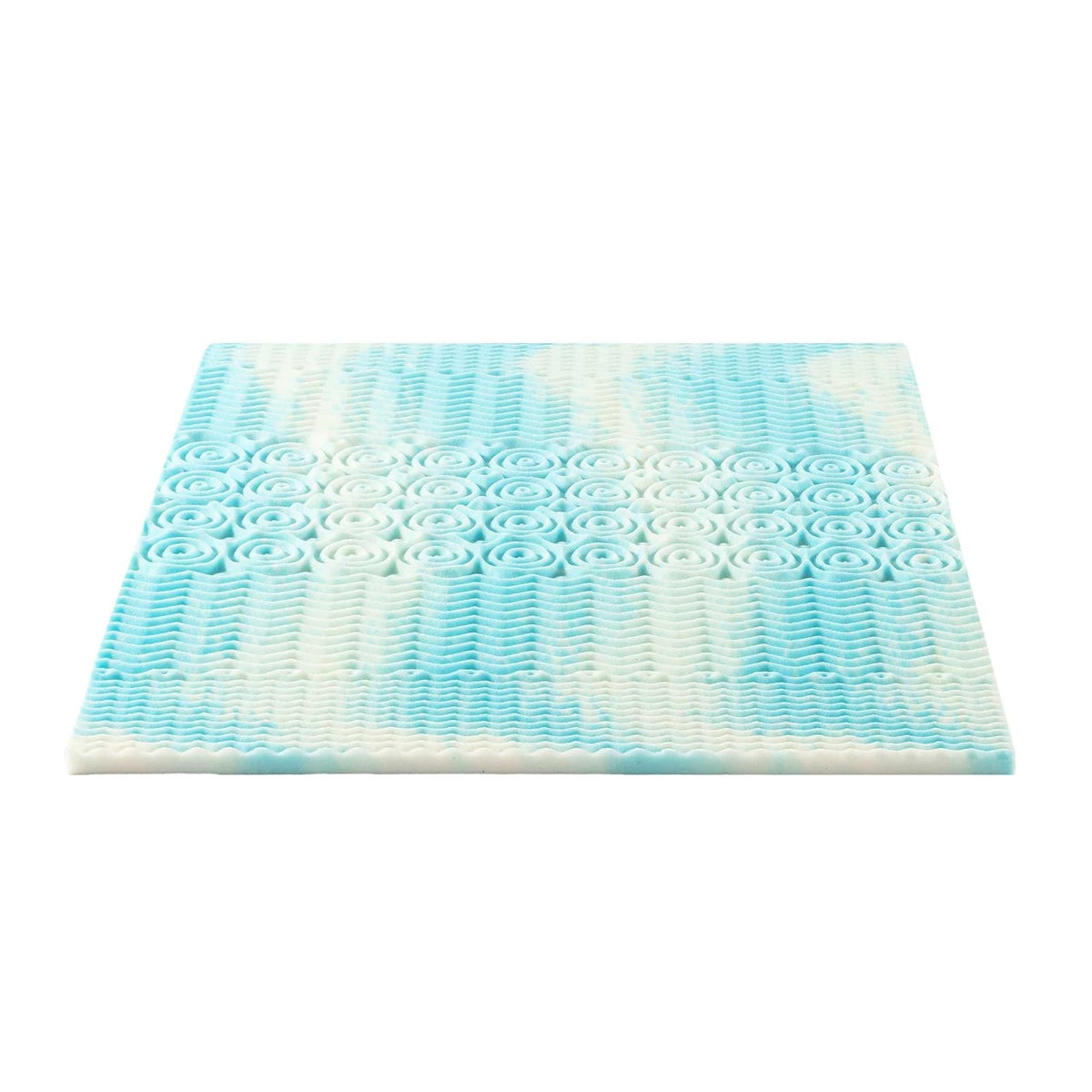 Best Price Mattress - Colchón de Espuma Aerobreeze de Gel de Remolino de 5 Zonas, Certificado CertiPUR-US, Esencial para recámara, Individual XL