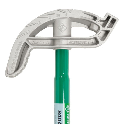 GREENLEE - Doblatubos, Cabezal de Curvadora Manual de Aluminio con Mango para EMT de 1/2 in, Herramientas Manuales Profesionales