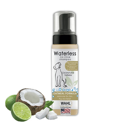 Wahl 100% Natural Pet No-Rinse Waterless Shampoo, Coconut Lime Verbena #820015