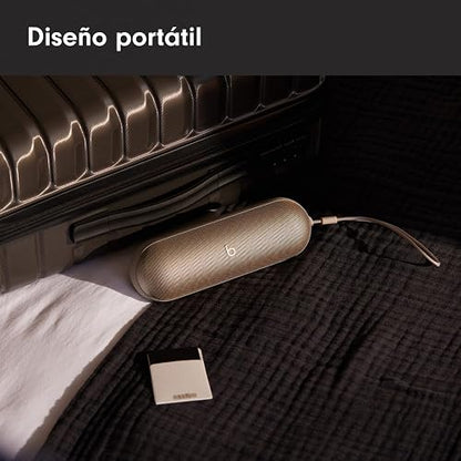 Beats Pill (Última versión)– Altavoz Bluetooth portátil, hasta 24 Horas de batería, Resistente al Agua, Compatible con Apple y Android, Sonido Potente para el hogar, Exteriores y Viajes– Champán
