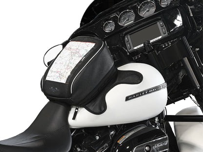 Nelson-Rigg Route 1 Journey Highway Cruiser Bolsa de Tanque magnética, Compatible con Harley Davidson, Indian, Honda, Yamaha, Suzuki y más