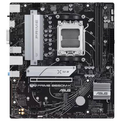 ASUS Tarjeta Madre Prime B650M-K AM5 2X DDR5 2X M.2 PCIe 4.0 USB-C Micro ATX