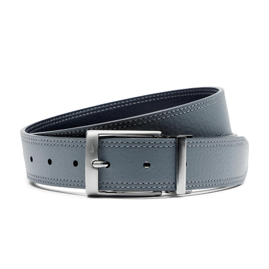 Nike Cinturón clásico reversible para hombre negro/gris