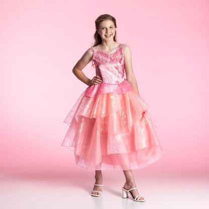 Disguise Wicked Glinda Costume for Girls, Deluxe Official Wicked Pink Glinda Costume Dress Disfraz Infantil