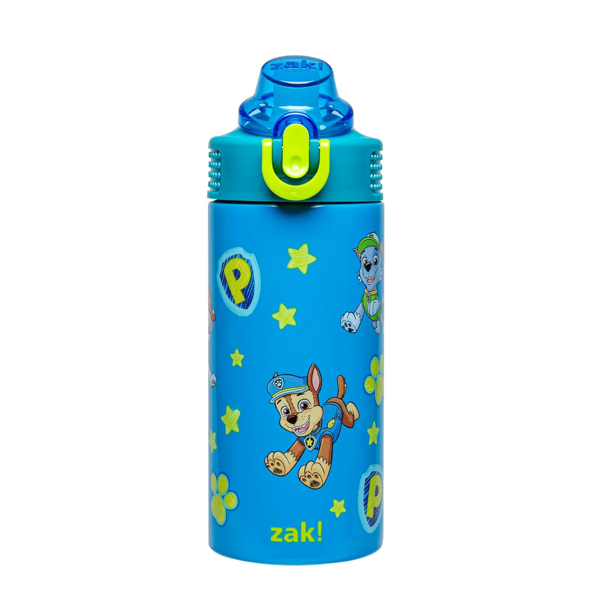 Zak Designs Botella de Agua Infantil de Acero Inoxidable 14 oz - 0.4 Litros - Paw Patrol
