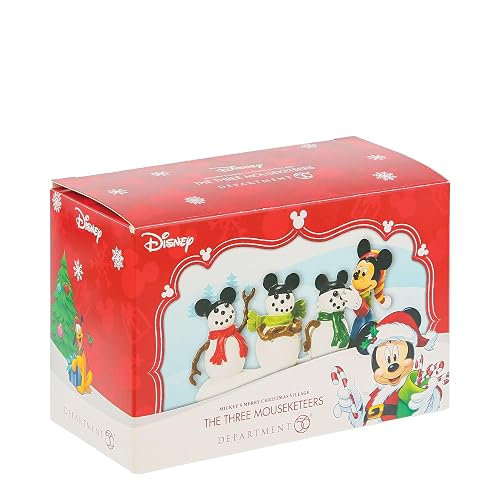 Department 56 811289 Disney Village Accessory Figurine, The 3 Mouseketeers