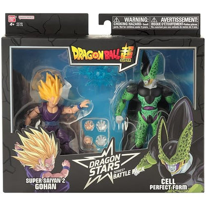 Dragon Stars Series - Dragon Ball Super - Super Saiyan 2 Gohan vs. Cell Battle Pack Juego de Cifras de acción