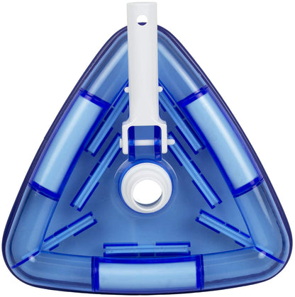 Poolmaster Aspiradora para Piscina con Revestimiento de Vinilo Triangular Transparente 27514, Color Azul