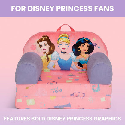Delta Children - Disney Princess Cozee Buddy - Silla abatible para niños, Color Rosa