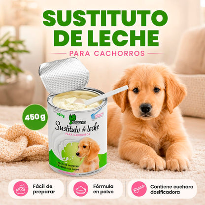 Naturance Sustituto de Leche para Perro Cachorro con Cuchara Medidora 450 g