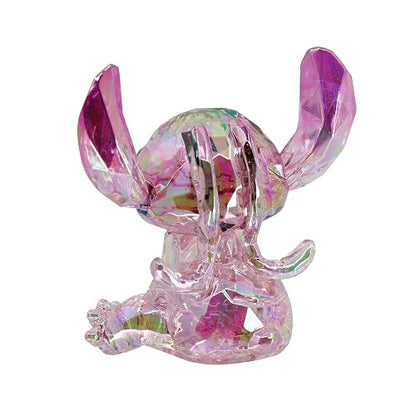 Enesco FACETS Disney Lilo and Stich Angel Figurine, 2.99 Pulgadas, Rosa