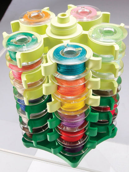 Clover 9508 Stack 'N Store Bobbin Tower with Nancy Zieman
