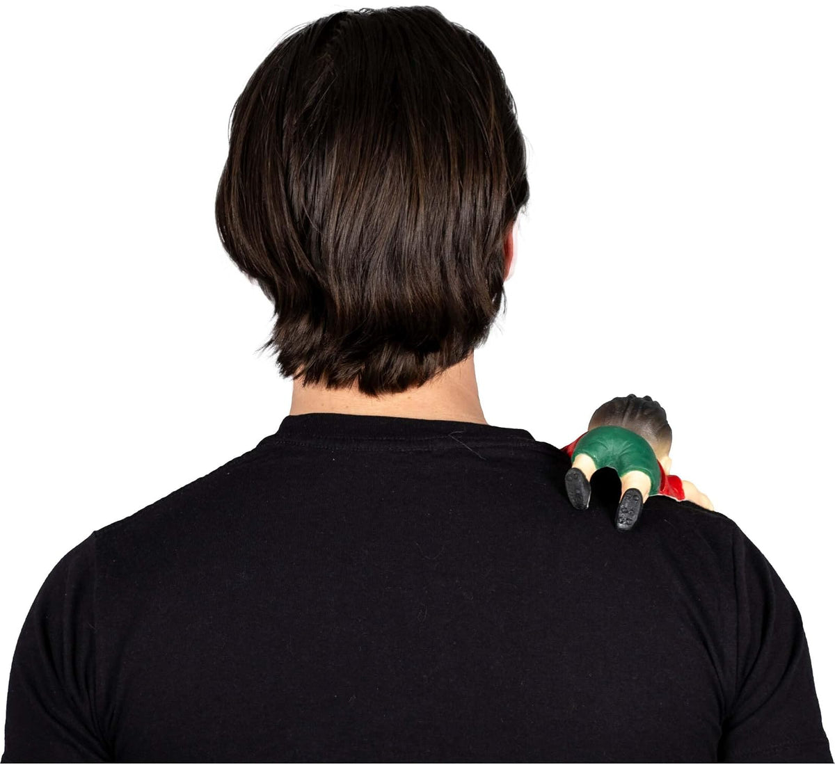 REV Mascota de Hombro Futbolista CR7 Ronaldo, Shoulderboddy Cristiano Ronaldo Jugador de Fútbol en Látex para Partidos, Ideal para Eventos Deportivos, Porras, Estadios, Halloween y Fiestas