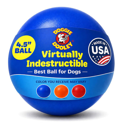 Virtually Indestructible Best Ball for Dogs, 4.5 Pulgadas, los Colores Pueden Variar