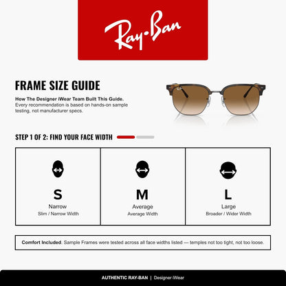 Ray-Ban RB4416 New Clubmaster - anteojos de sol cuadradas