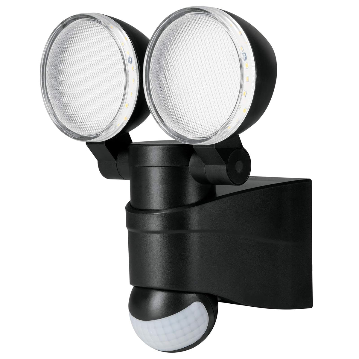 Volteck Lait ARB-902L, Arbotante LED 12 W negro con sensor de movimiento