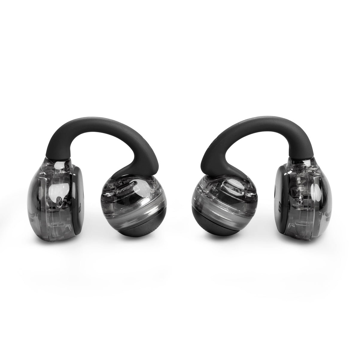 JBL Soundgear Clips - Auriculares inalámbricos de oído abierto, sonido dinámico con refuerzo de graves, comodidad durante todo el día, 4 micrófonos nítidos, llamadas claras 2.0 con algoritmo entrenado