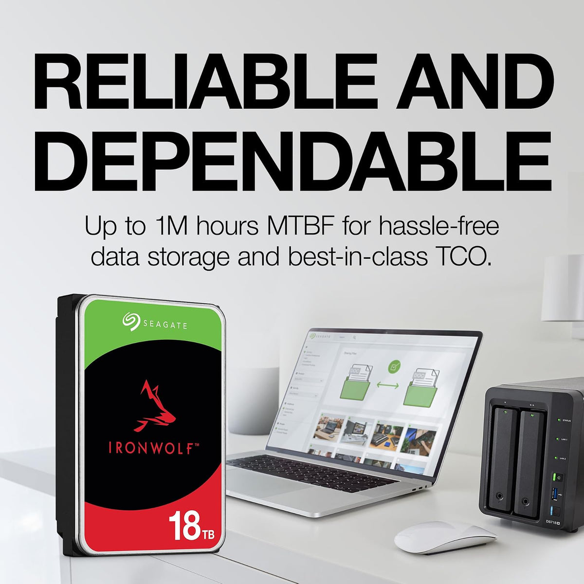 Seagate Disco Duro NAS IronWolf SATA 4TB (ST4000VN006)