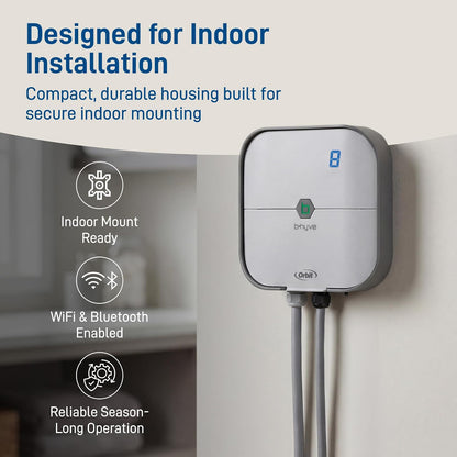 Orbit B-hyve driver inteligente de aspersor para interiores de 8 zonas