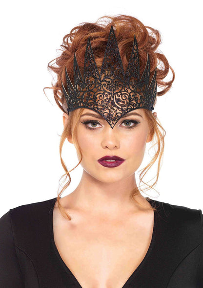 Leg Avenue (Die-Cut Royal Crown O / S Black 2154