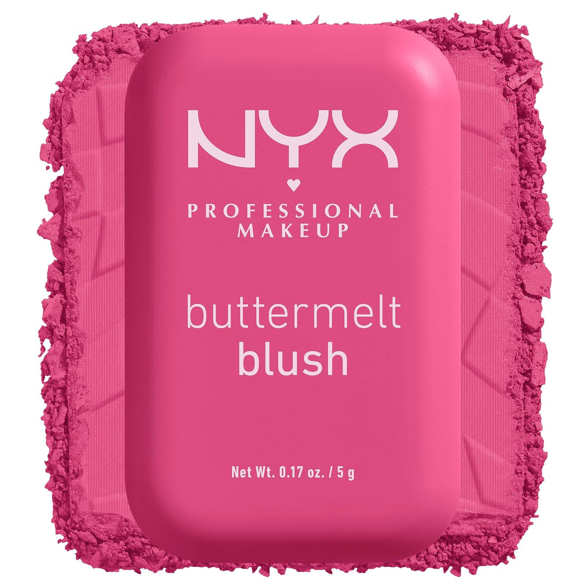 NYX Professional Makeup Buttermelt Blush Rubor en Polvo - Butta With Me (rosa pálido)