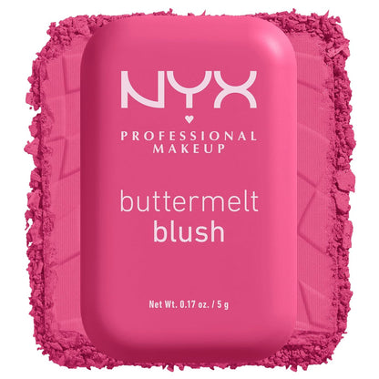 NYX Professional Makeup Buttermelt Blush Rubor en Polvo - Butta With Me (rosa pálido)