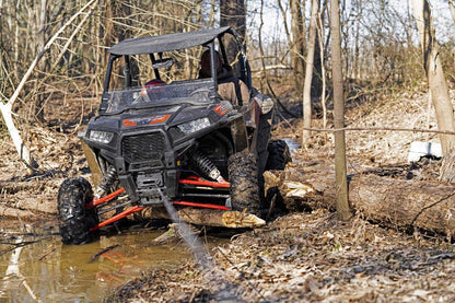 Rough Country Placa de Montaje de cabrestante para Polaris RZR XP 1000-93042 2014-2022, Color Negro