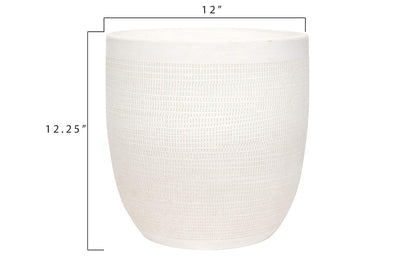 Creative Co-op - Botella de Vidrio, Color Verde, Blanco, 12 Inch Round, 1