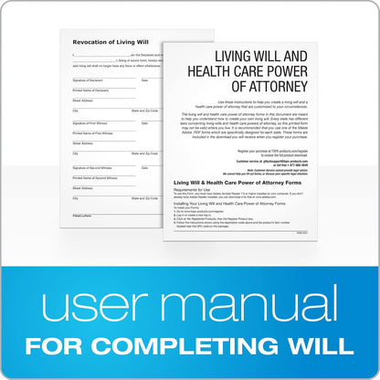 Adams Living Will and Power of Attorney for Healthcare Kit, Forms and Instructions, Includes CD (K306)