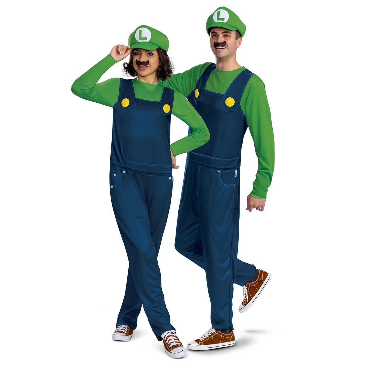Disguise Luigi - Disfraz clásico para adulto, talla L/XL