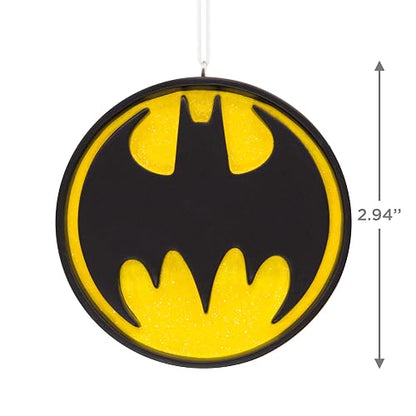 Hallmark DC Comics Batman - Adorno navideño con señal de murciélago