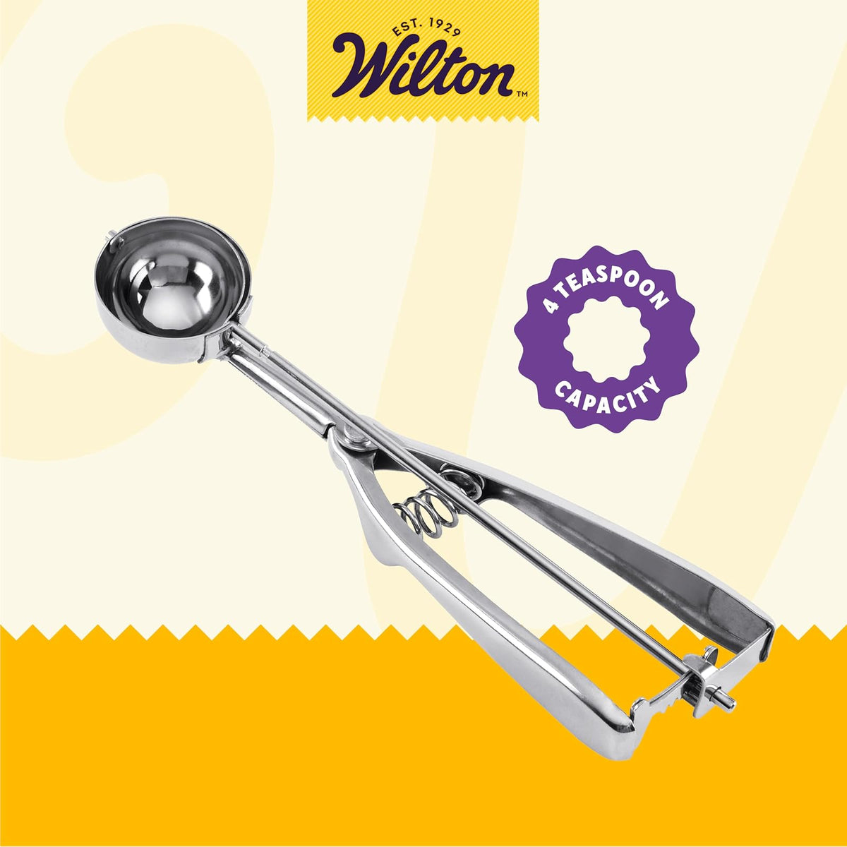 Wilton Cuchara para galletas (acero inoxidable), color plateado