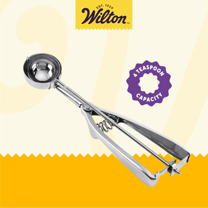 Wilton Cuchara para galletas (acero inoxidable), color plateado