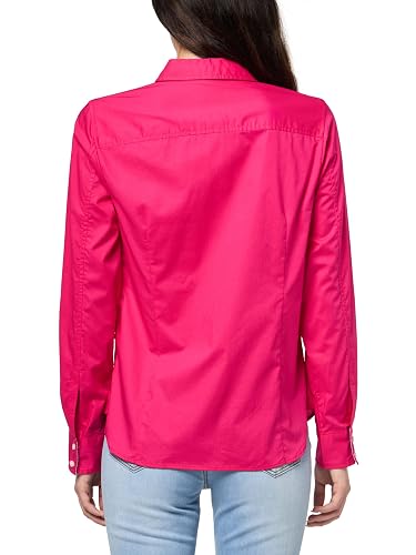 Nautica - Camisa de Manga Larga con Botones para Mujer