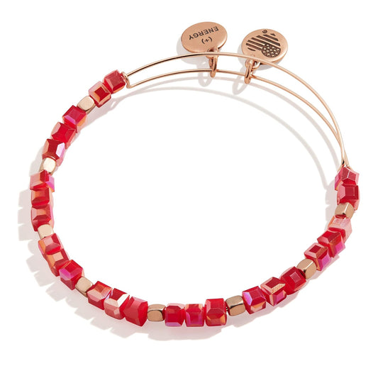 AA691122RAR:Dazzle II Cuentas EWB, Frambuesa: Rafaelian Rosa antigua: Rojo, Una talla, Cobre, Sin gemas.