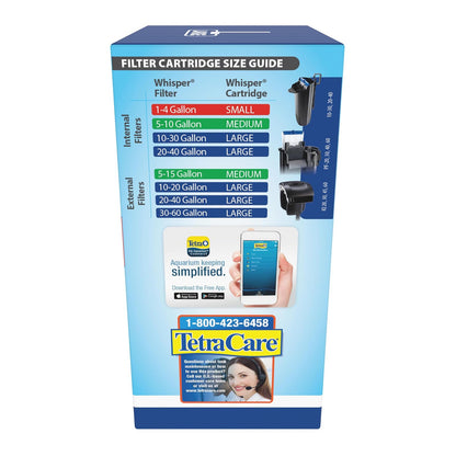 Cartucho de filtro desechable Tetra Whisper Bio-Bag, para acuarios, grande, 3 unidades