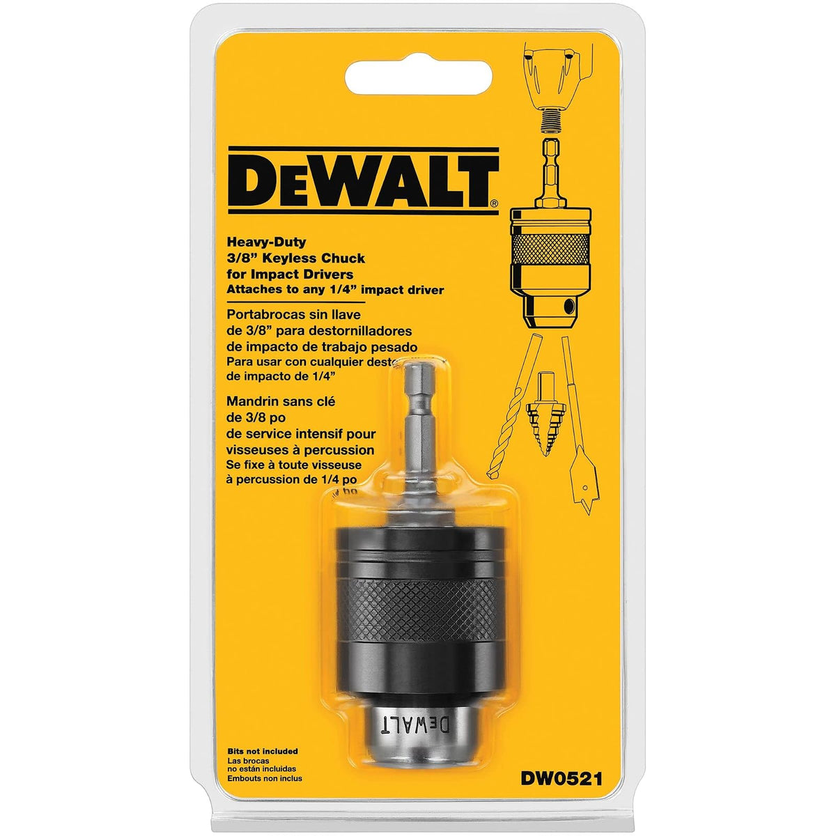 DEWALT DW0521 Quick Connect Impact Driver Conversion Chuck