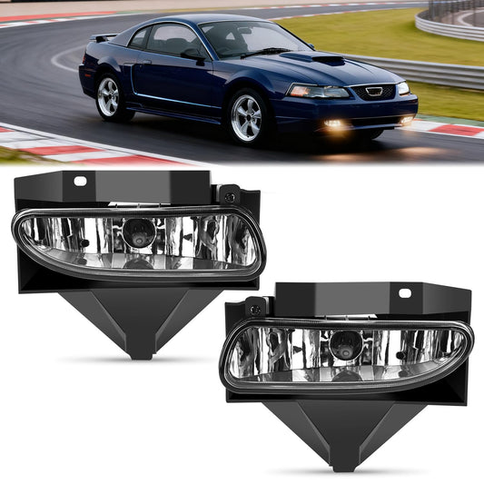 Nilight Conjunto de Luces Antiniebla Ford Mustang 1999-2004 880 12V Lente Transparente