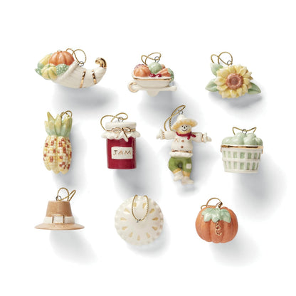 Lenox 879308 Autumn Favorites - Juego de Adornos de 10 Piezas