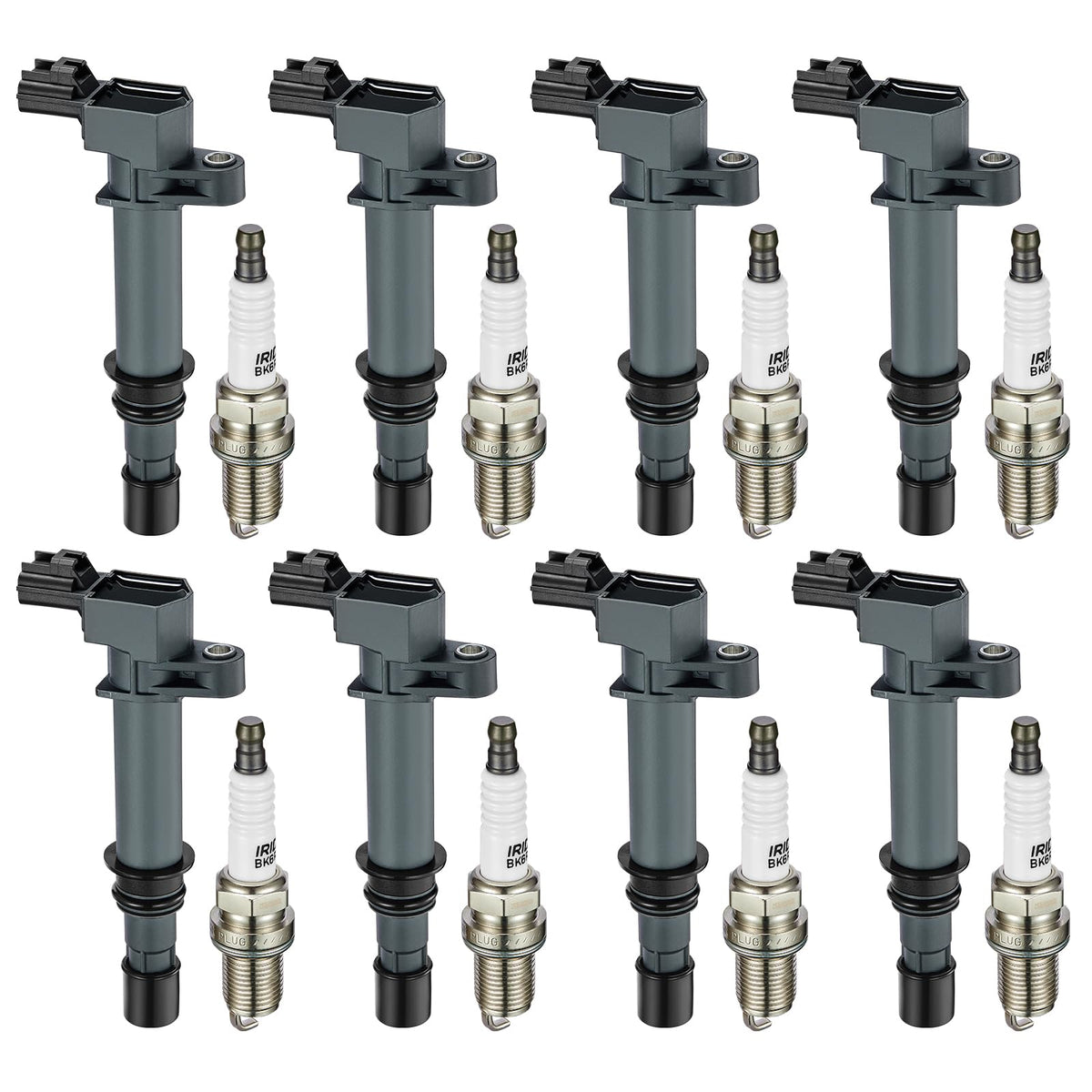 BDFHYK BD-05-07540-CK Bobina de Encendido UF270 y Bujía de Iridio 4503 para Dodge Durango/Ram 1500/Dakota Jeep Grand Cherokee 2000-2007, 4.7L V8 - Bobina de encendido UF270 y bujía 4503