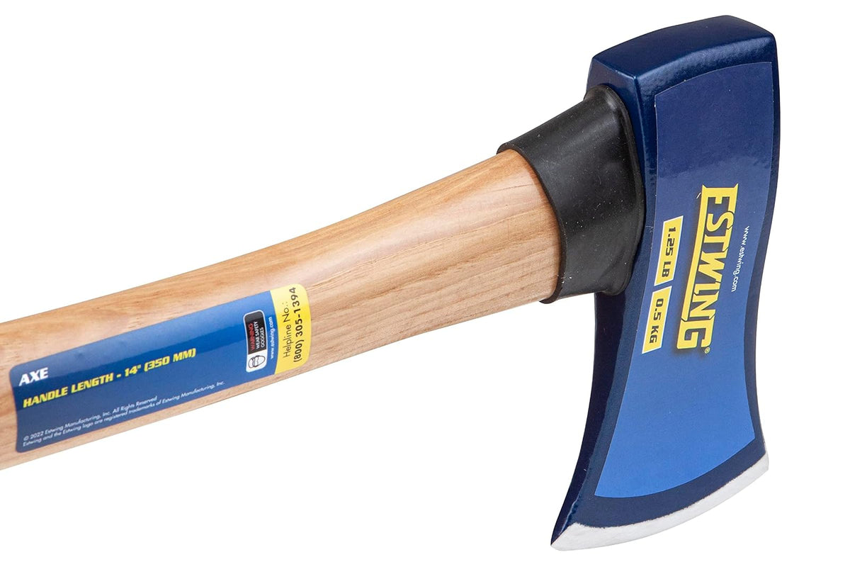 Estwing Axe, Mango de 14 Pulgadas, Cabeza de 1.4 Libras con Mango de Madera Nogal, Modelo #62370