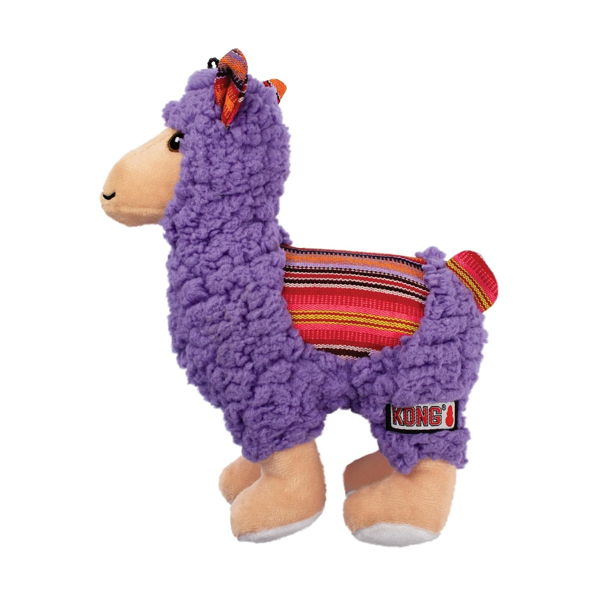 Kong Sherps Yak Juguete de Felpa para Perro, Talla Mediana - Morado