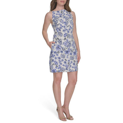 Tommy Hilfiger - Mini Vestido Cuadrado sin Mangas para Mujer