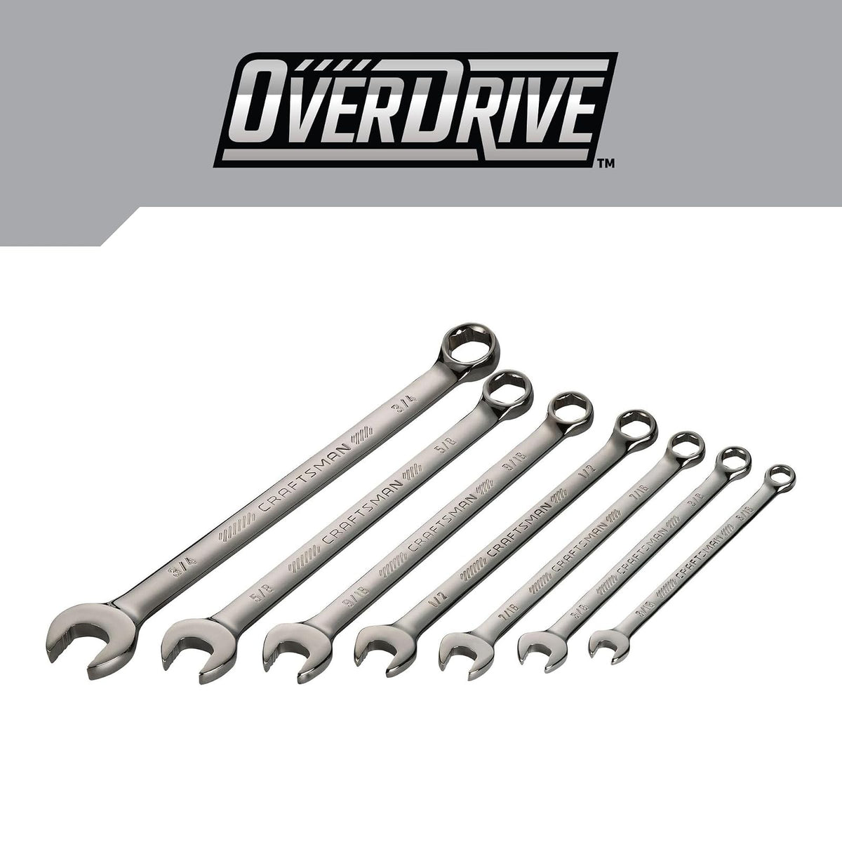 CRAFTSMAN OVERDRIVE - Juego de llaves estándar (SAE) (CMMT87707)