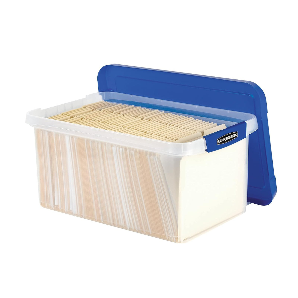 Bankers Box - Caja de plástico resistente de 20 pulgadas