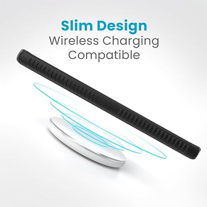 Speck Presidio 2 Grip - Funda para Samsung Galaxy S24 Ultra, protección contra caídas y cámaras, agarre seguro suave al tacto, compatible con carga inalámbrica, absorbente de golpes, funda para Galaxy