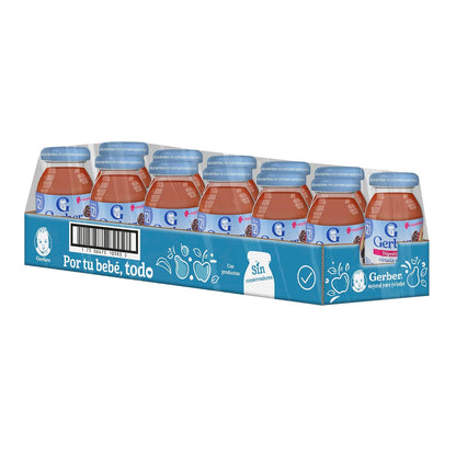 Gerber Jugo Etapa 2 Manzana Ciruela Paquete de 12 Piezas de 175 ml c/u
