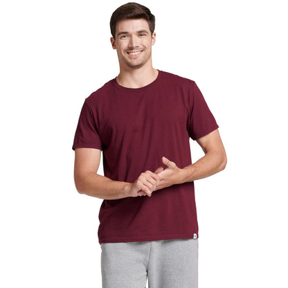 Russell Athletic Camiseta Dri-Power de Manga Corta para Hombre - M - Granate